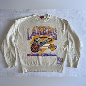 Cream Lakers Sweatshirt